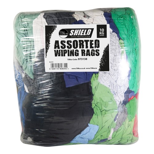 TIMCO Assorted Wiping Rags 10kg (10 Bag)