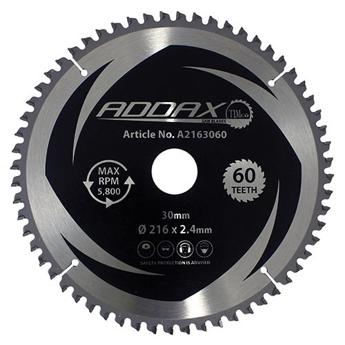 TIMCO -5° Circular Saw Blade 216 x 30mm x 60T