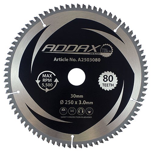 TIMCO -5° Circular Saw Blade 250 x 30mm x 80T