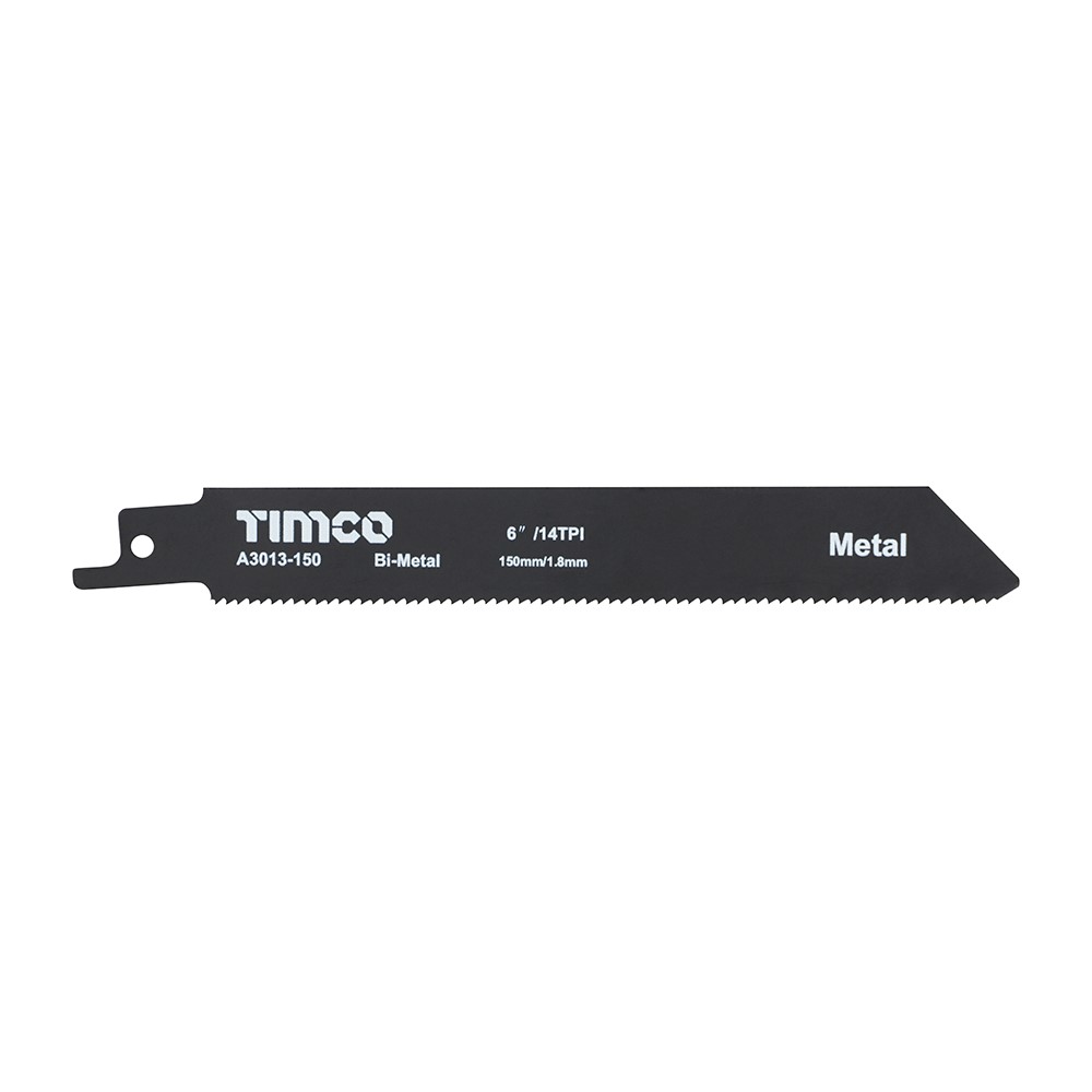 TIMCO Reciprocating Saw Blades - Metal Cutting - Bi-Metal S922BF (5 Pack)