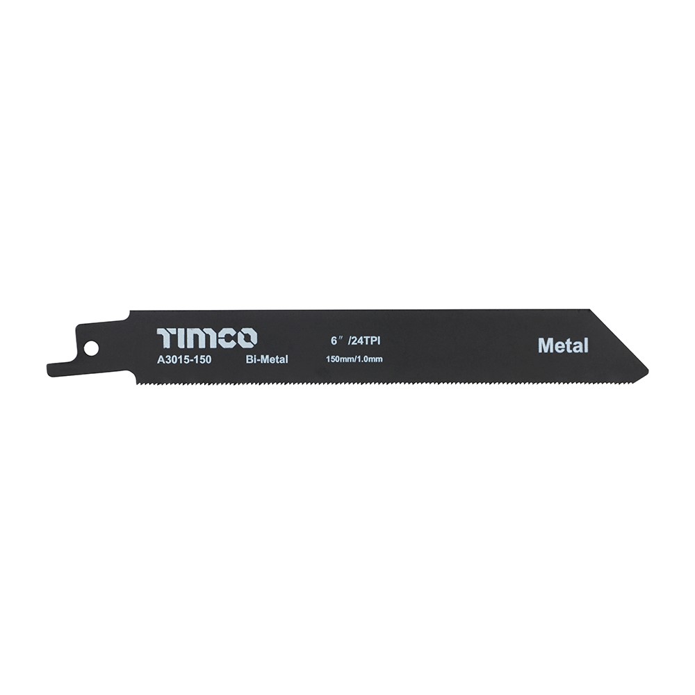 TIMCO Reciprocating Saw Blades - Metal Cutting - Bi-Metal S922AF (5 Pack)