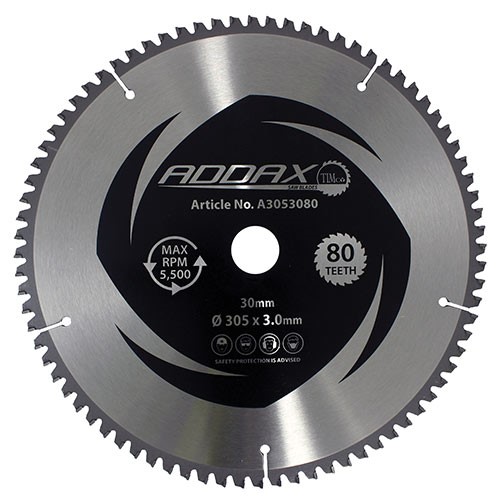 TIMCO -5° Circular Saw Blade 305 x 30mm x 80T