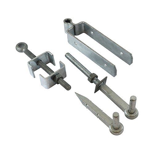 TIMCO Adjustable Hinge Set - Hot Dipped Galvanised 300mm