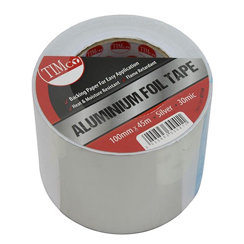 TIMCO Aluminium Foil Tape 45m x 100mm