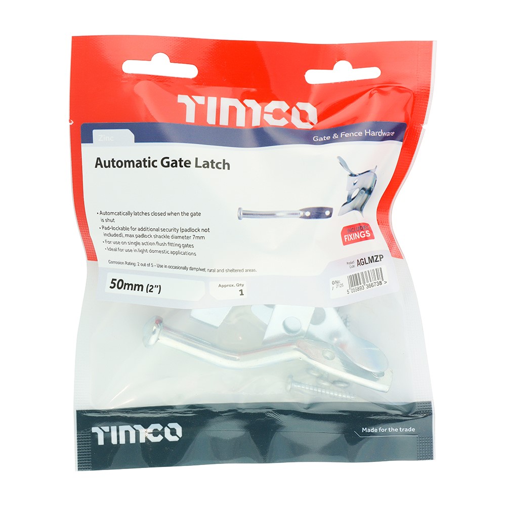 TIMCO Automatic Gate Latch - Zinc 2