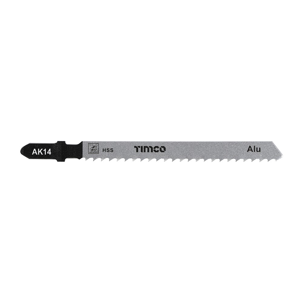 TIMCO Jigsaw Blades - Metal Cutting - HSS Blades T127D (5 Pack)