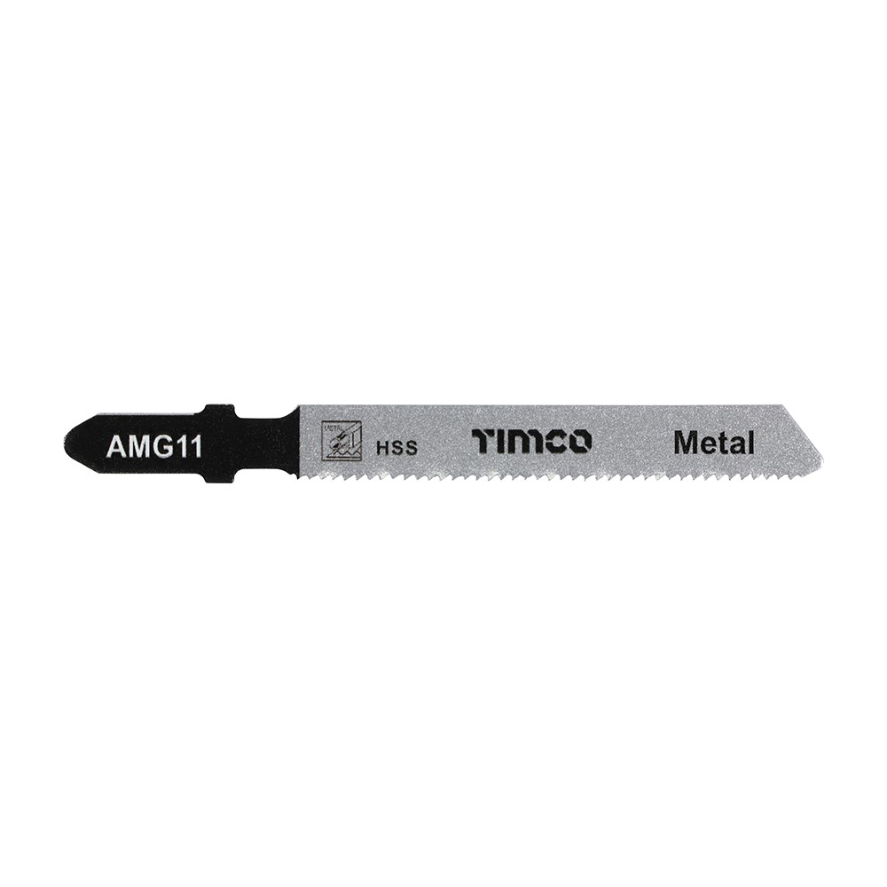 TIMCO Jigsaw Blades - Metal Cutting - HSS Blades T118A (5 Pack)