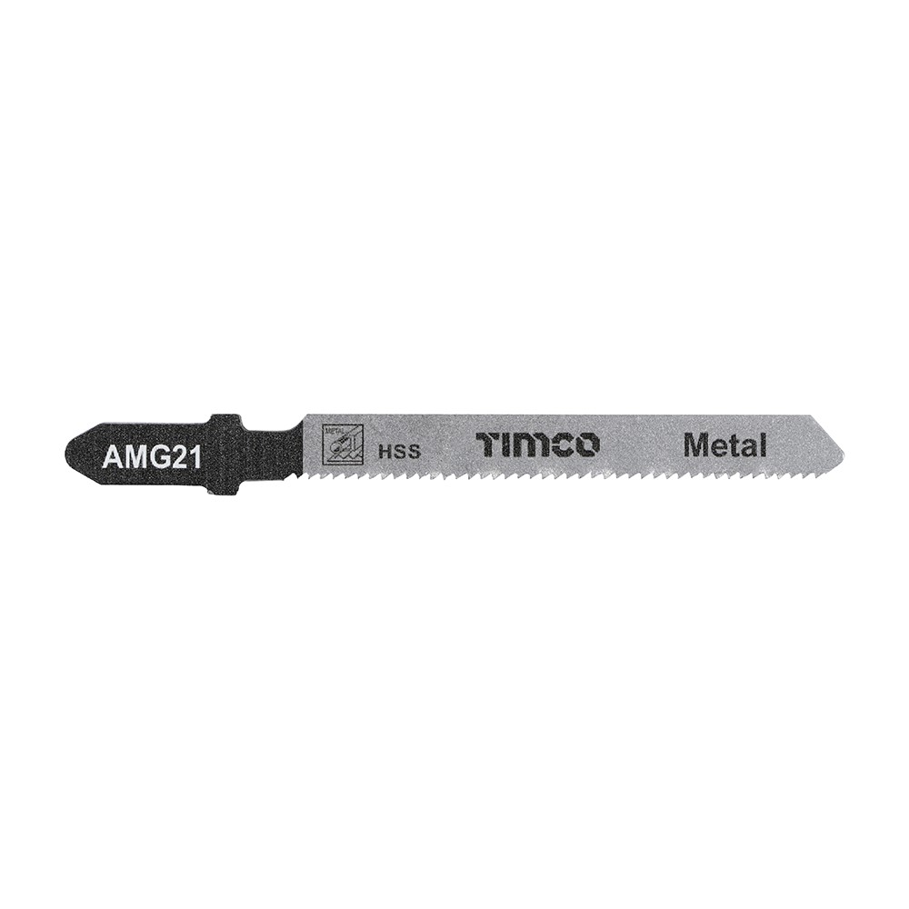 TIMCO Jigsaw Blades - Metal Cutting - HSS Blades T218A (5 Pack)