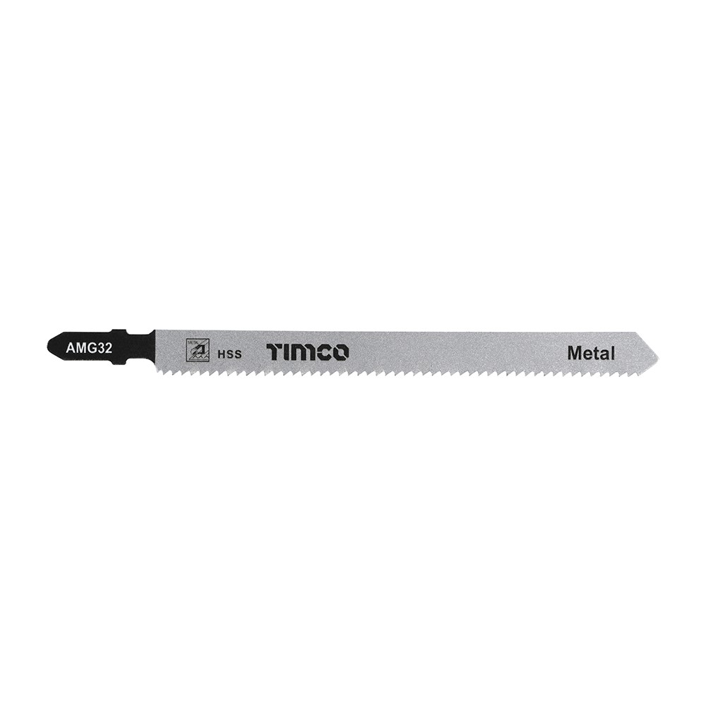 TIMCO Jigsaw Blades - Metal Cutting - HSS Blades T318B (5 Pack)