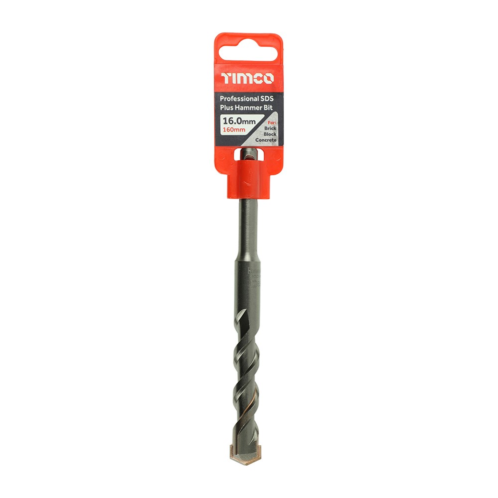TIMCO Professional SDS Plus Hammer Bit 16.0 x 160mm