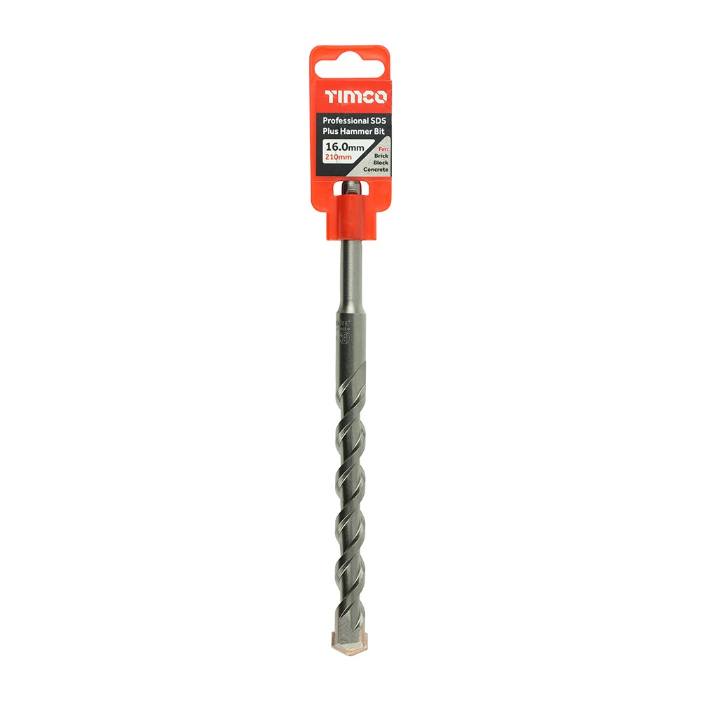 TIMCO Professional SDS Plus Hammer Bit 16.0 x 210mm