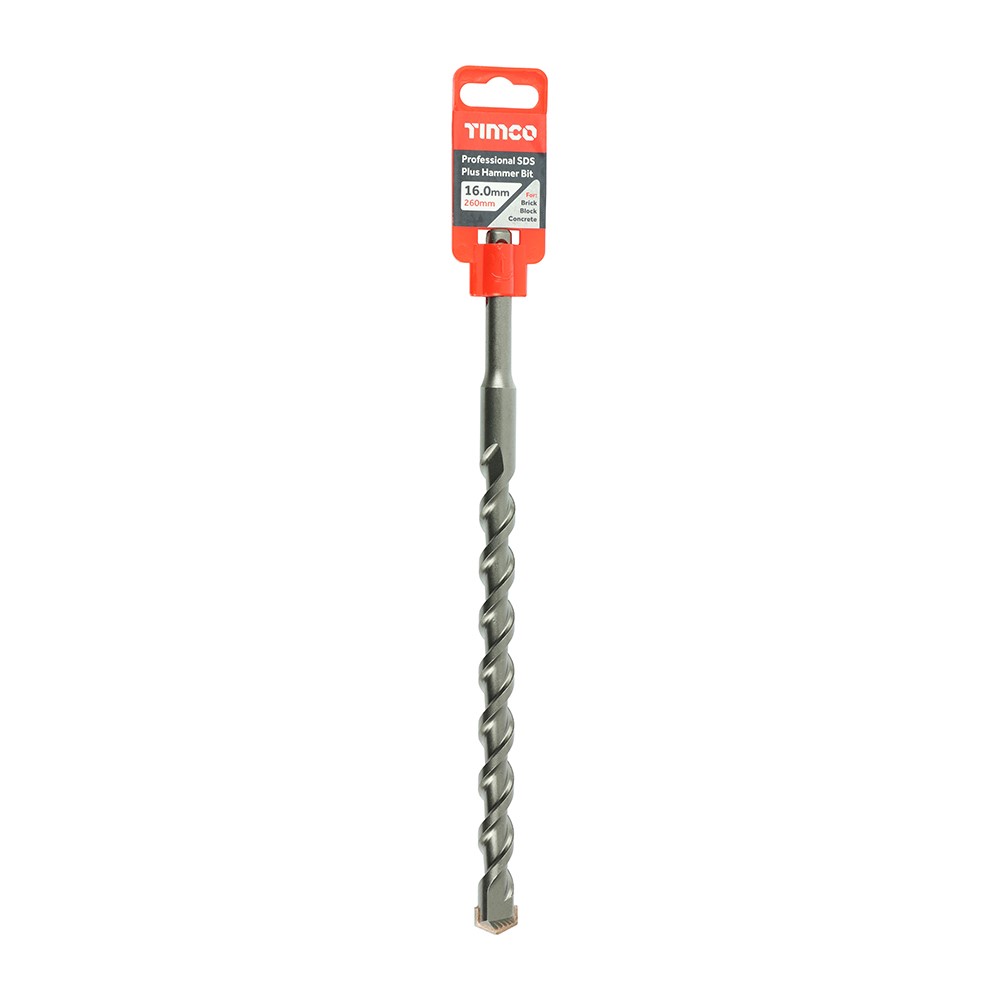 TIMCO Professional SDS Plus Hammer Bit 16.0 x 260mm