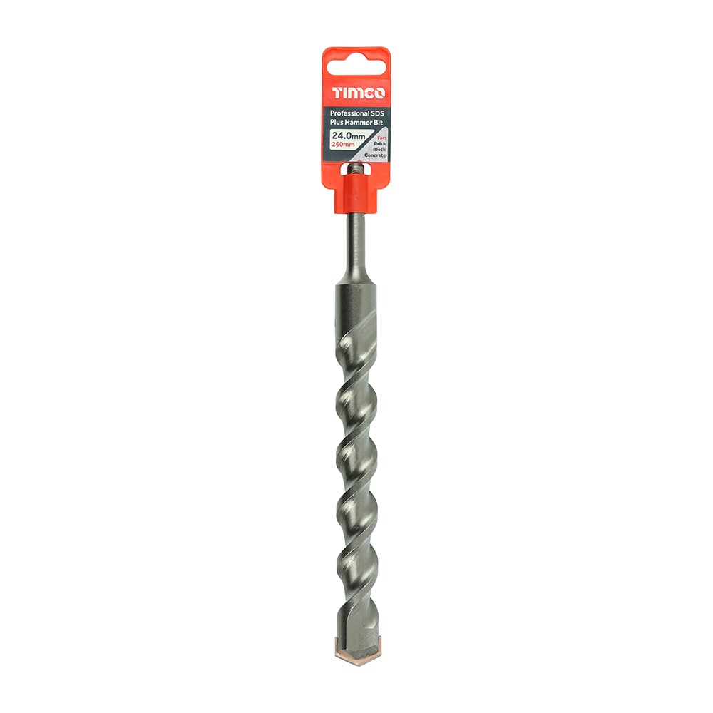 TIMCO Professional SDS Plus Hammer Bit 24.0 x 260mm