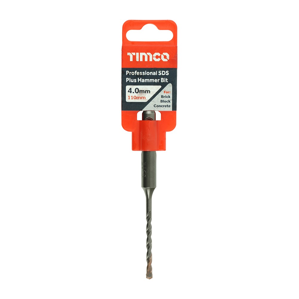 TIMCO Professional SDS Plus Hammer Bit 4.0 x 110mm
