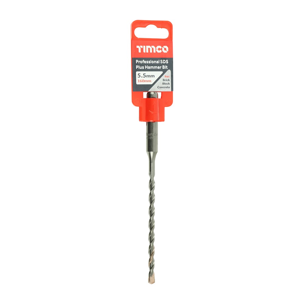 TIMCO Professional SDS Plus Hammer Bit 5.5 x 160mm