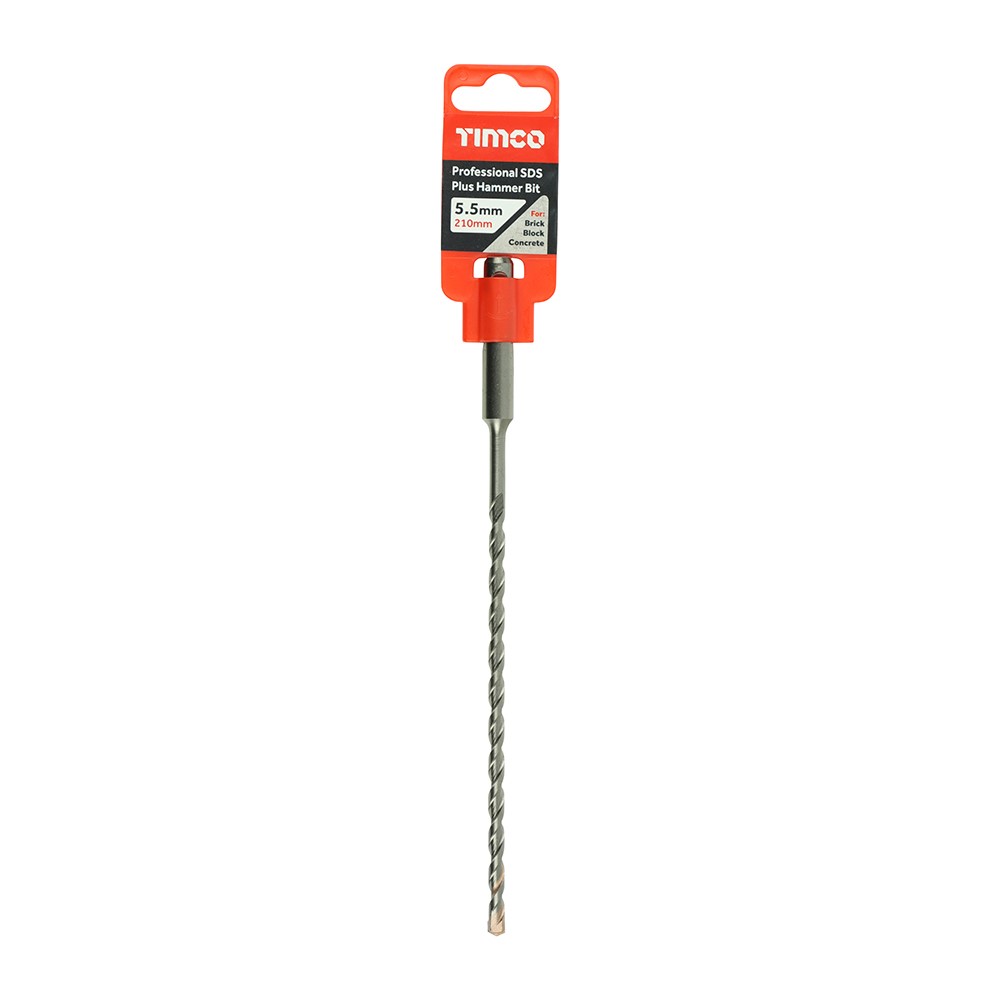 TIMCO Professional SDS Plus Hammer Bit 5.5 x 210mm