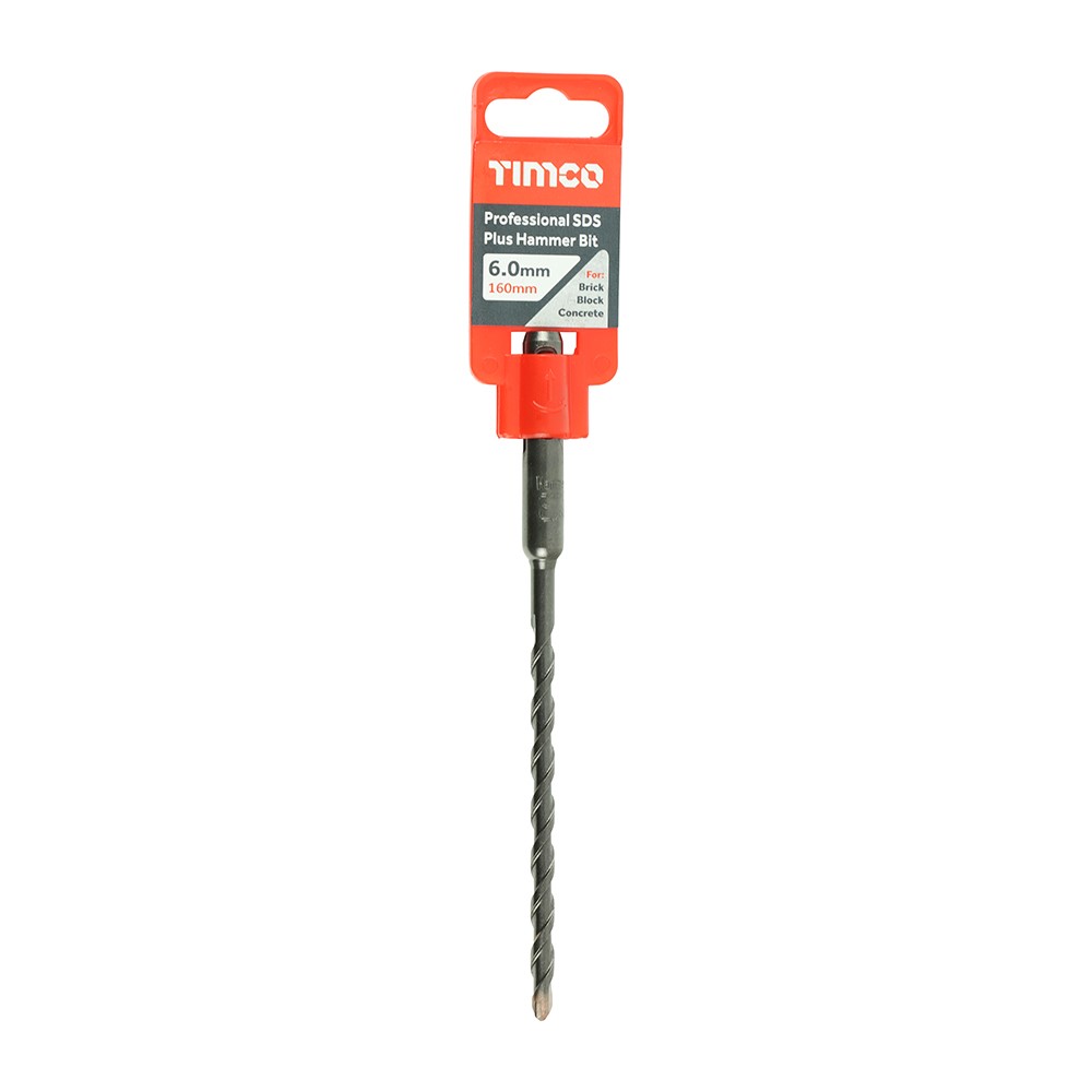 TIMCO Professional SDS Plus Hammer Bit 6.0 x 160mm