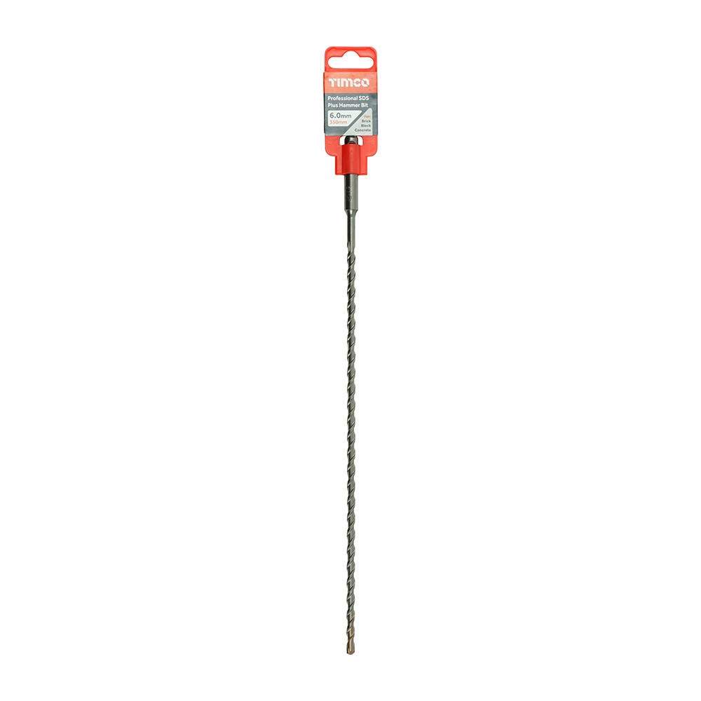 TIMCO Professional SDS Plus Hammer Bit 6.0 x 350mm