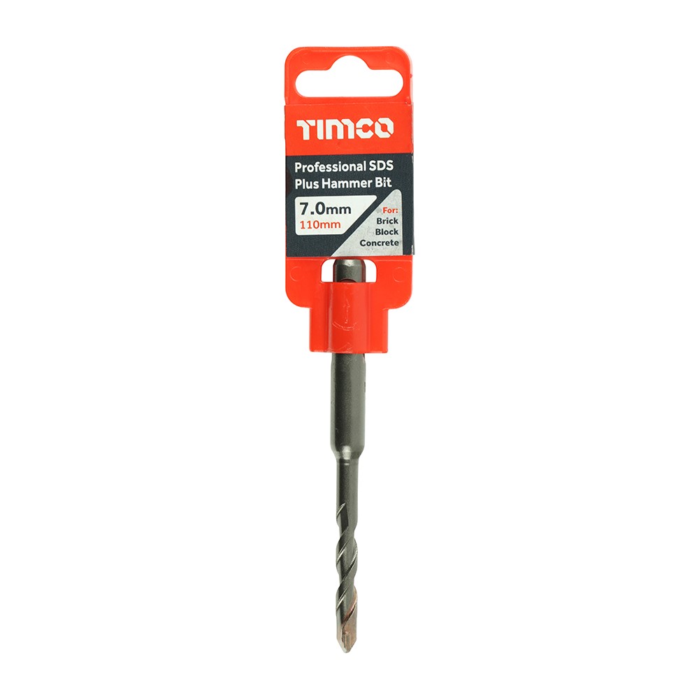 TIMCO Professional SDS Plus Hammer Bit 7.0 x 110mm