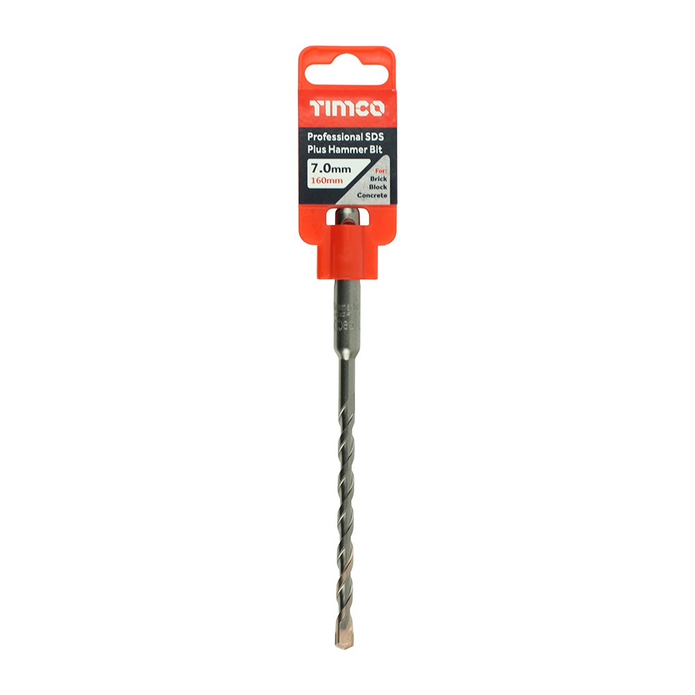 TIMCO Professional SDS Plus Hammer Bit 7.0 x 160mm