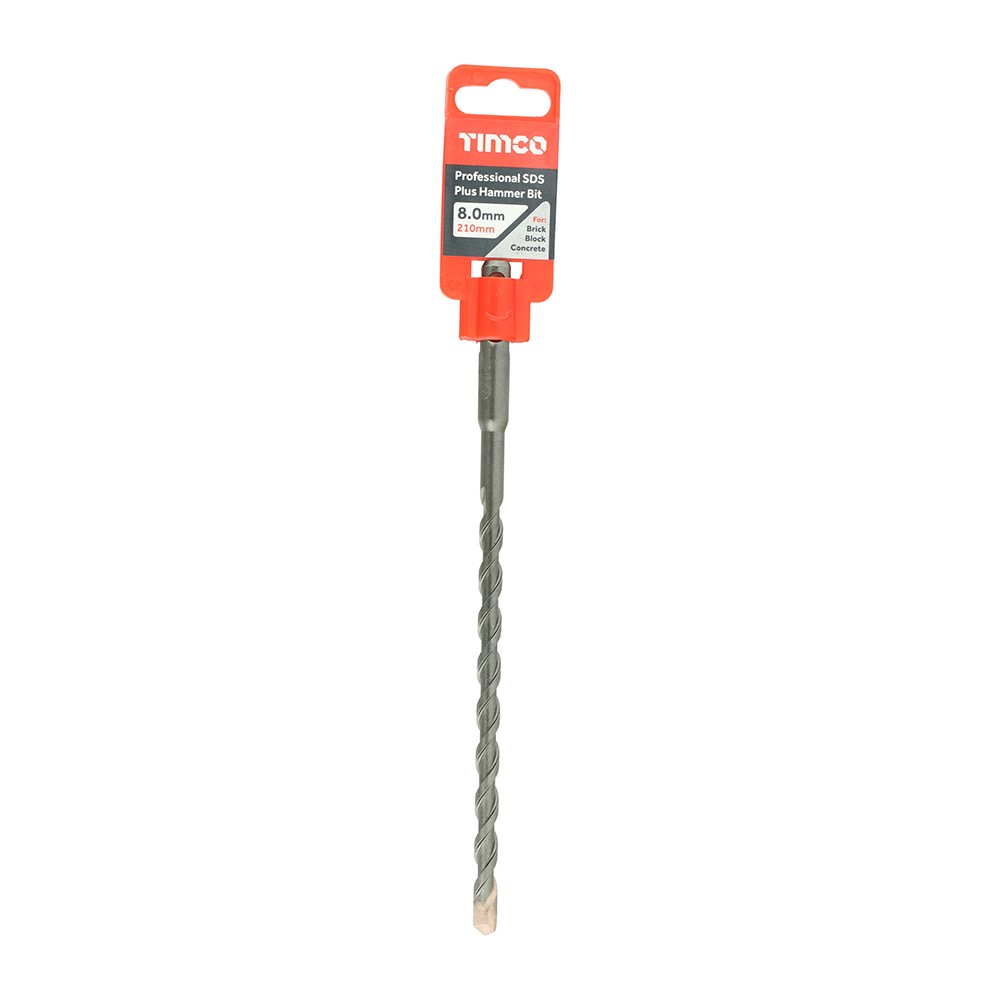 TIMCO Professional SDS Plus Hammer Bit 8.0 x 210mm