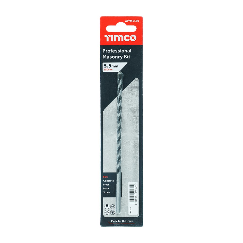 TIMCO Professional Masonry Bit 5.5 x 150mm