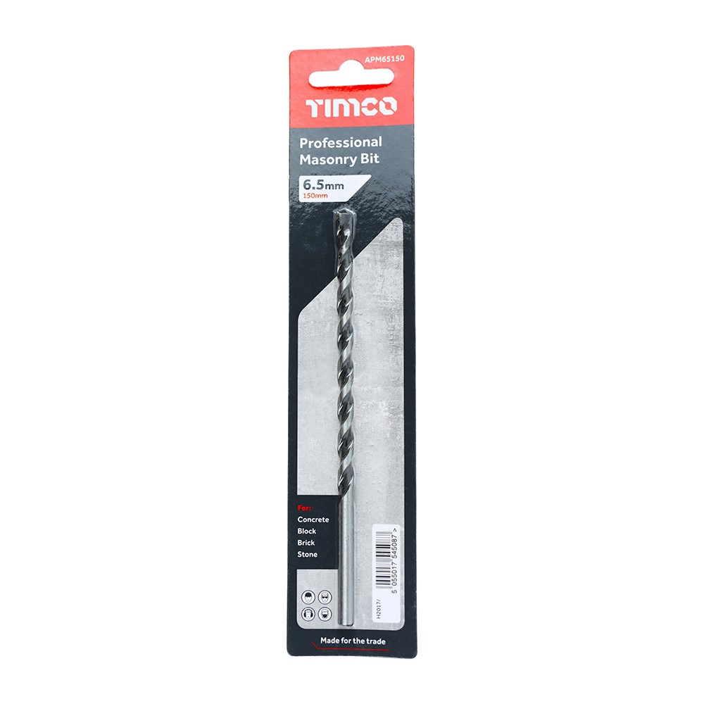 TIMCO Professional Masonry Bit 6.5 x 150mm