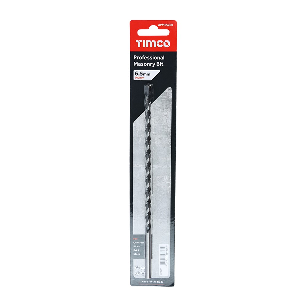 TIMCO Professional Masonry Bit 6.5 x 200mm