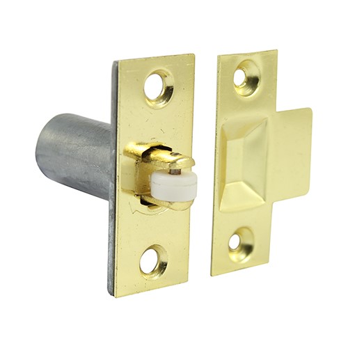 TIMCO Adjustable Roller Catch - Electro Brass 39mm