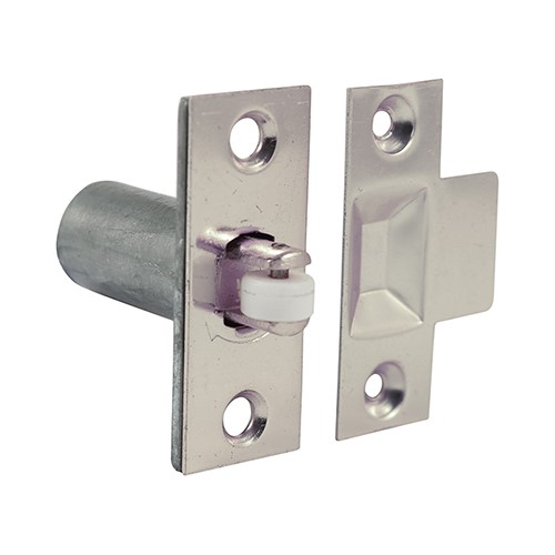 TIMCO Adjustable Roller Catch - Nickel 39mm
