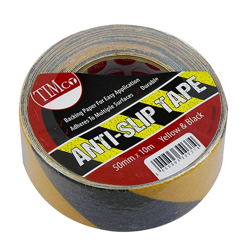 TIMCO Anti-Slip Tape & Black 10m x 50mm