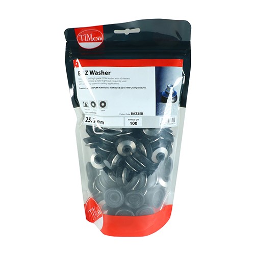 TIMCO BAZ Washers - Stainless Steel 25mm (100)