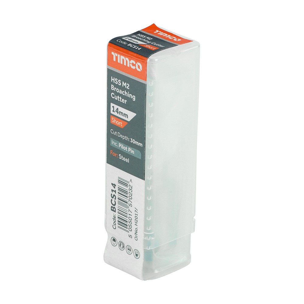 TIMCO Broaching Cutter - Short 14 x 30mm