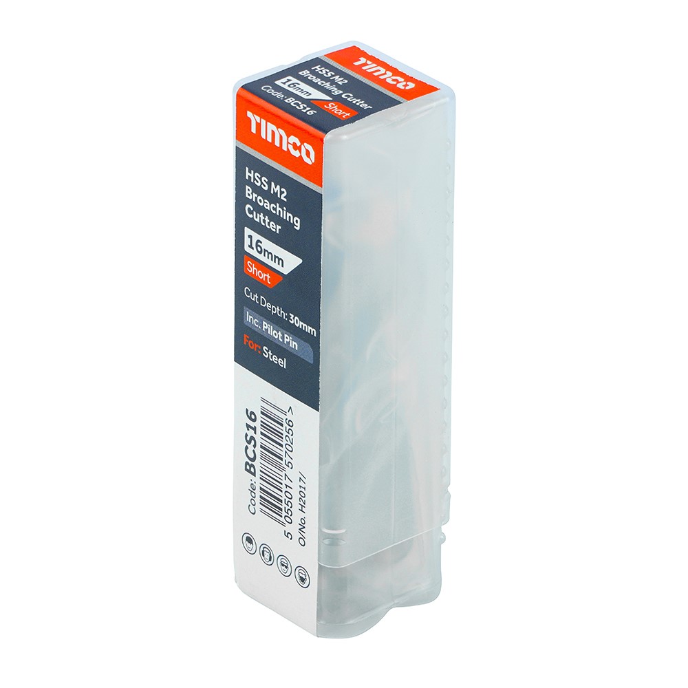 TIMCO Broaching Cutter - Short 16 x 30mm