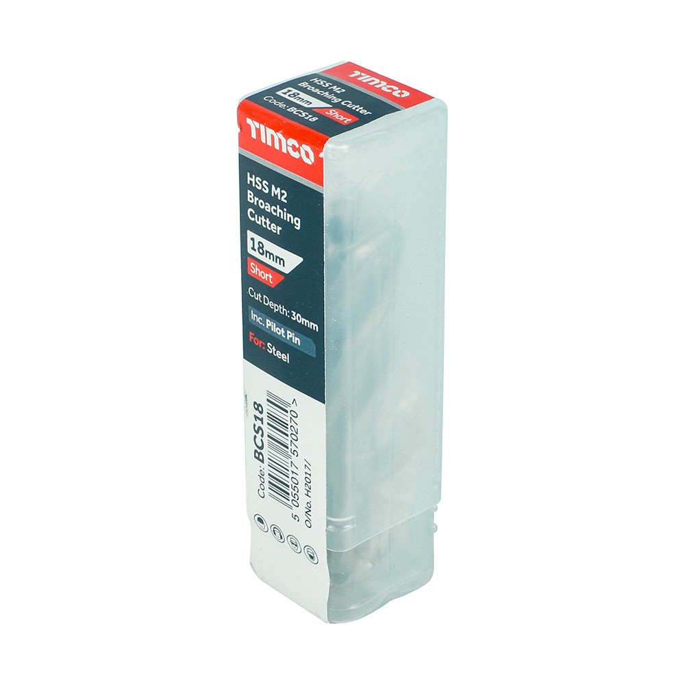 TIMCO Broaching Cutter - Short 18 x 30mm