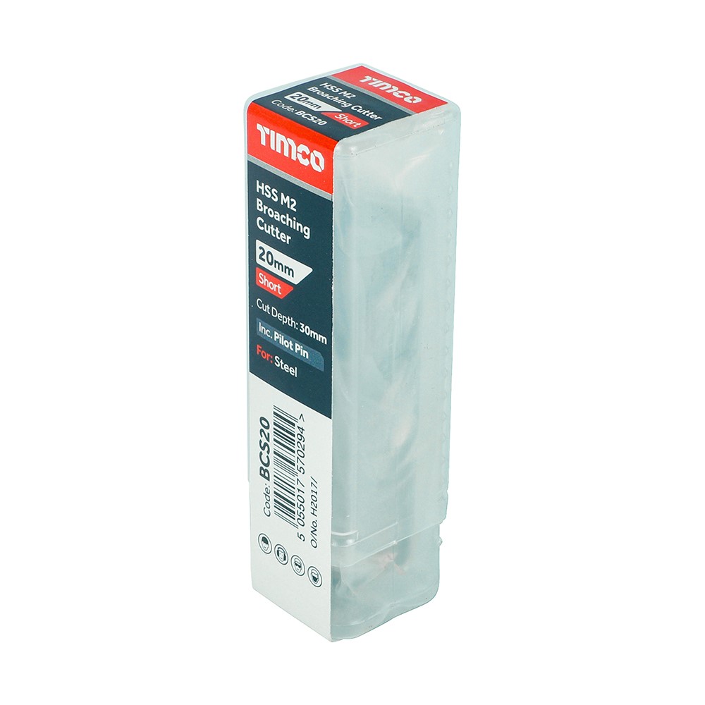 TIMCO Broaching Cutter - Short 20 x 30mm
