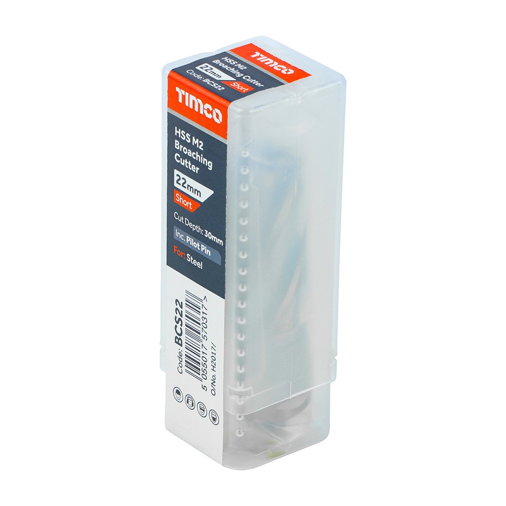 TIMCO Broaching Cutter - Short 22 x 30mm