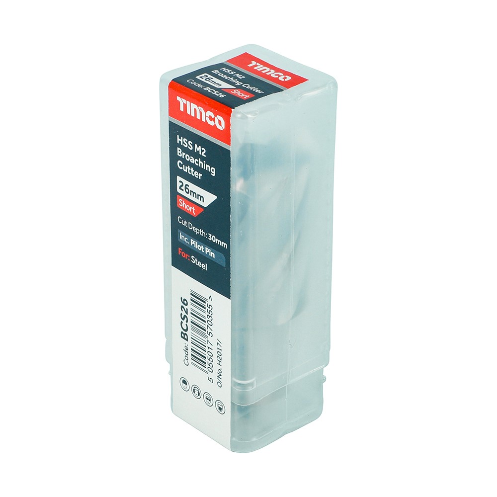 TIMCO Broaching Cutter - Short 26 x 30mm