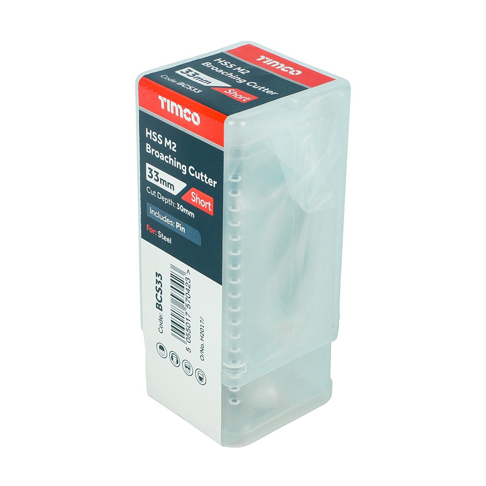 TIMCO Broaching Cutter - Short 33 x 30mm