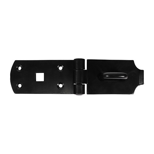 TIMCO Secure Bolt On Hasp & Staple - Heavy Duty - Black 8