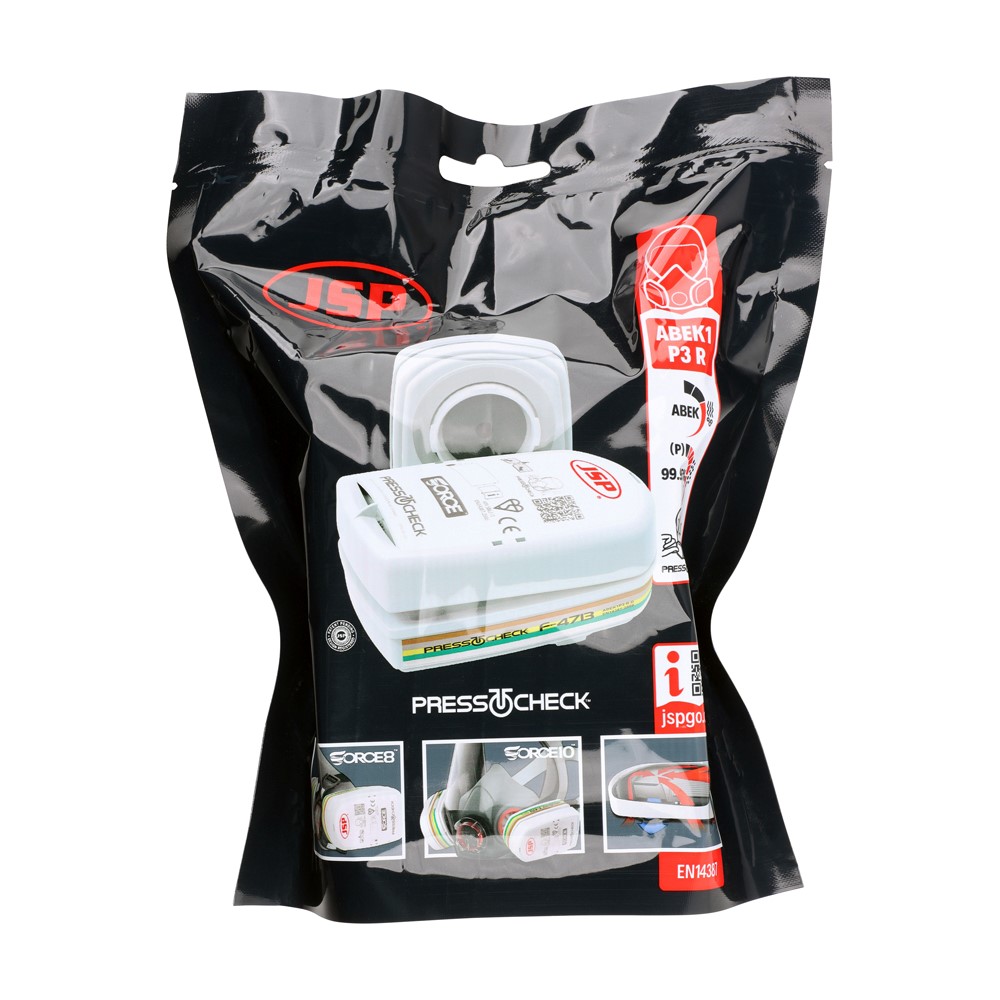 TIMCO PressToCheck Gas Dust Filters ABEK1 P3 (2 Pack)