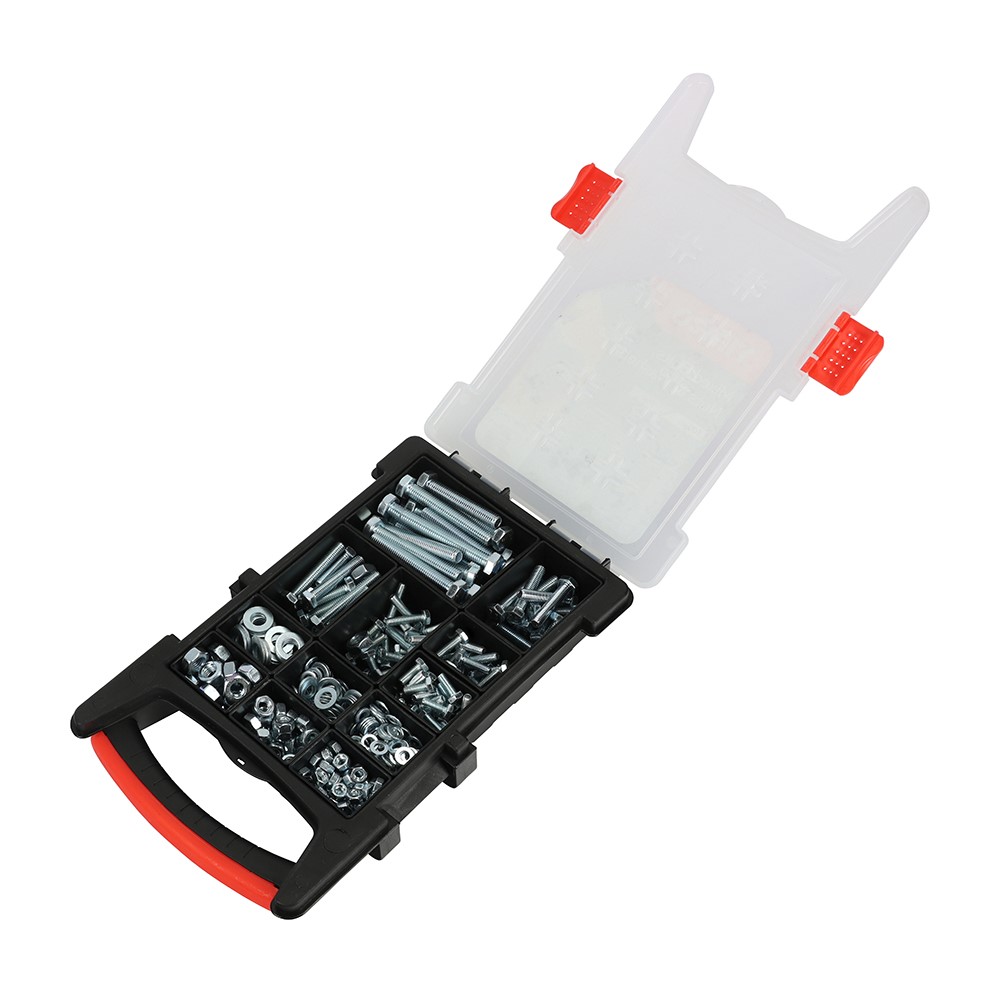 TIMCO Mixed Bolts, Nuts and Washers Grab Pack - Zinc 500 Pack