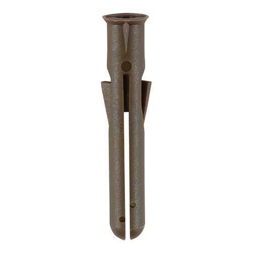 TIMCO Premium Plastic Plugs - Brown 42mm (Pack of 1000)
