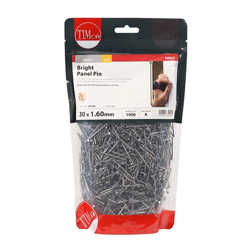 TIMCO Panel Pins - Bright 30 x 1.60mm (1kg)