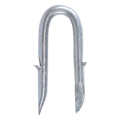 TIMCO Barbed Staples - Galvanised 40 x 4.00mm (2.5kg TIMtub)