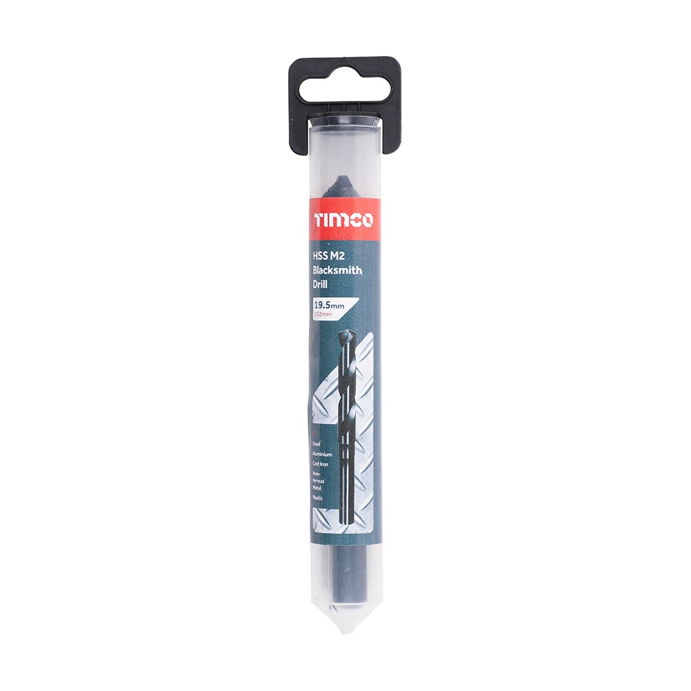 TIMCO HSS-M Blacksmith Drill Bit 19.5mm