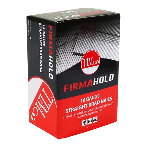 TIMCO FirmaHold Collated Brad Nails - 16 Gauge - Straight - A2 Stainless Steel 16g x 25mm (2,000 Pack)