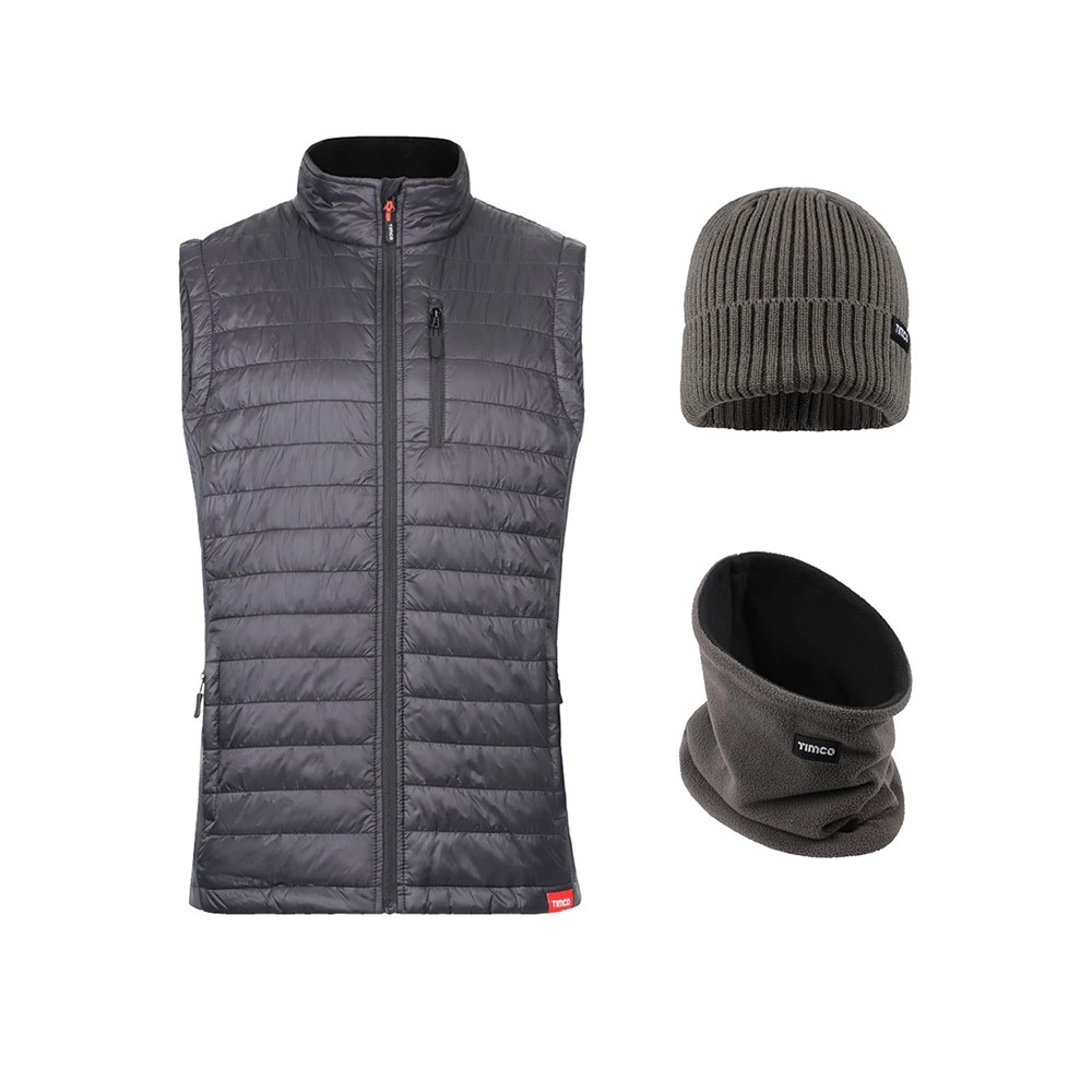 TIMCO Body Warmer Extra Large, Beanie & Neck Warmer