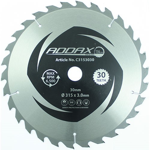 TIMCO Circular Saw Blade - General Purpose - Coarse/Medium 254 x 30mm x 30T