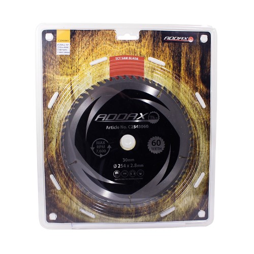 TIMCO Circular Saw Blade - Trimming/Crosscut - Medium/Fine 254 x 30mm x 60T